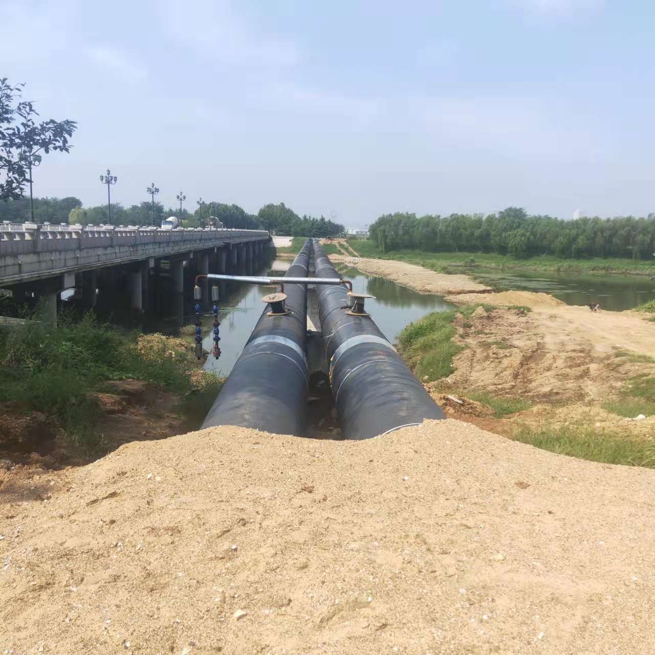 那曲西气东输顶管施工输油管道清洗